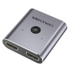 Vention 2-Port HDMI Bi-Direction Switcher Silver (AFUH0) - зображення 1