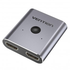 Vention 2-Port HDMI Bi-Direction Switcher Silver (AFUH0)
