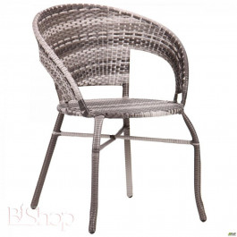 Art Metal Furniture Кресло Catalina ротанг серый (521808)