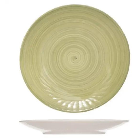 Cosy&Trendy Набір з 6 обідніх тарілок  Turbolino 27 см зелений (373265) - зображення 1