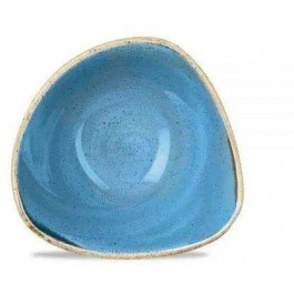 Churchill Тарелка глубокая треугольная Stonecast Cornflower Blue 15см SCFSTRB61