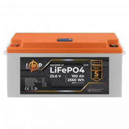 LogicPower LP LiFePO4 24V 25,6V - 100 Ah 2560Wh BMS 150/75А пластик (22418)