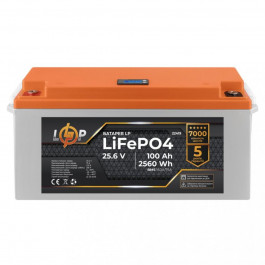 LogicPower LP LiFePO4 24V 25,6V - 100 Ah 2560Wh BMS 150/75А пластик для ИБП (22419)