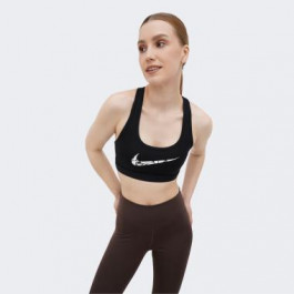 Nike Спортивный топ для фитнеса женский  Bra FN2898-010 S Черный/Белый (0196974995616)