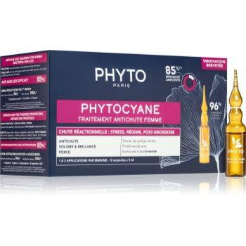 Phyto Phytocyane Women Treatment засіб для стимулювання росту та проти випадіння волосся 12x5 мл - зображення 1