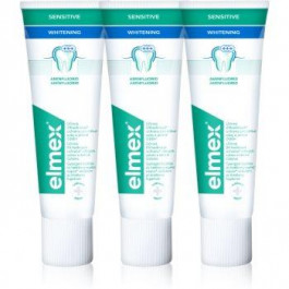 Elmex Sensitive Whitening паста для натуральної білизни зубів 3 x 75 мл