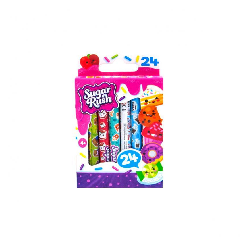Scentos Восковые карандаши  Sugar Rush Феерия Цветов 24 цвета (30008) - зображення 1