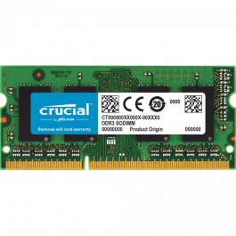 Crucial 4 GB SO-DIMM DDR3 1600 MHz (CT4G3S160BJM)