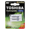 Toshiba AAA 950mAh NiMH 2шт Rechargeable (00156699) - зображення 1