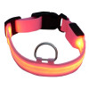 Auta Світлодіодний нейлоновий нашийник для собак з USB зарядкою (рожевий, M) (35470111) - зображення 1