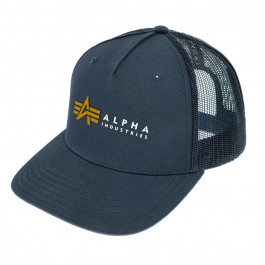 Alpha Industries Бейсболка  Label Trucker Cap - Rep Blue