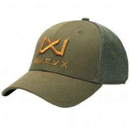 Wiley X Бейсболка  Trucker Cap - Olive Green/Tan WX