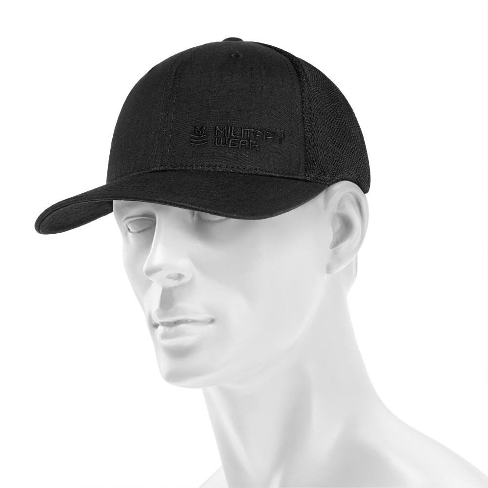 Military Wear Бейсболка  110 Rip-Stop Mesh Cap - Black - зображення 1