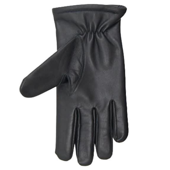 MON Зимові рукавиці зі шкіри ягняти - Чорні - зображення 1