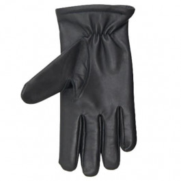 MON Зимові рукавиці зі шкіри ягняти - Чорні