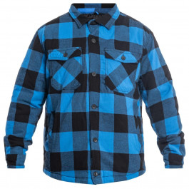 Brandit Куртка  Lumber Jacket - Black/Blue XXL