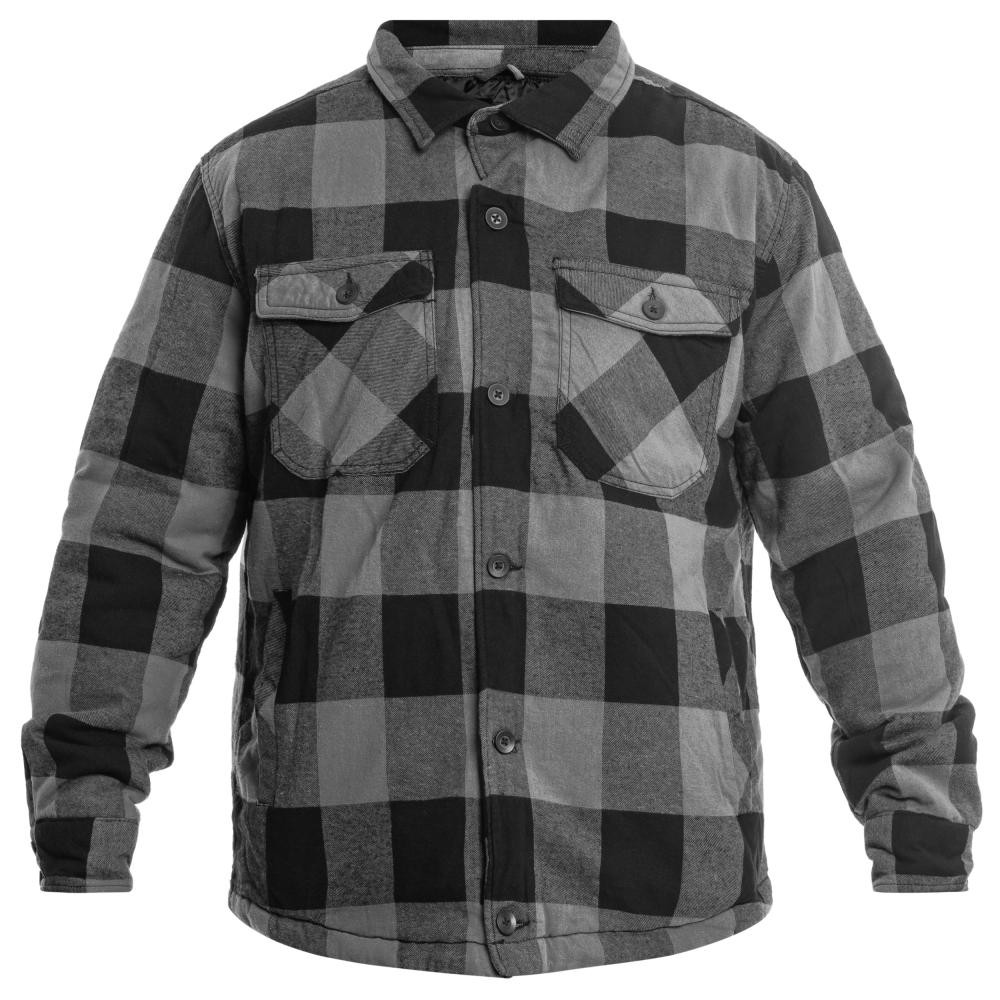 Brandit Куртка  Lumber Jacket - Black/Charcoal S - зображення 1