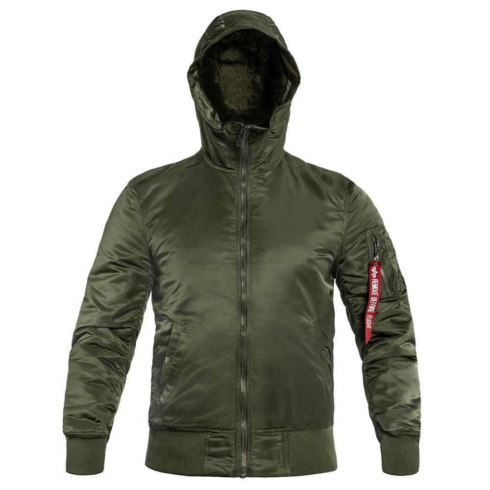 Alpha Industries Куртка  MA-1 Hooded - Sage Green L - зображення 1