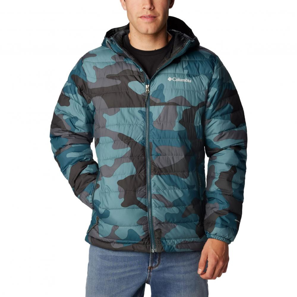 Columbia Куртка  Powder Lite Hooded Jacket - Metal Mod Camo S - зображення 1