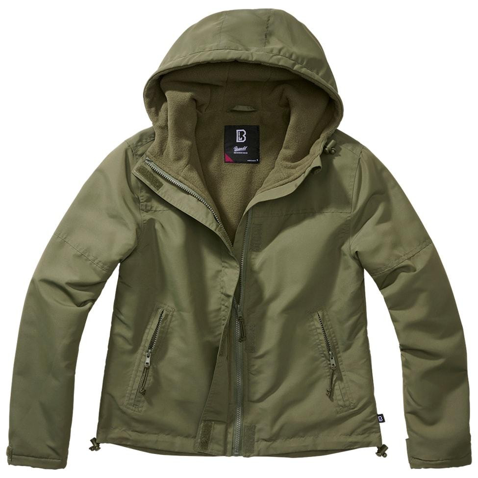 Brandit Жіноча куртка  Windbreaker Frontzip - Olive S - зображення 1