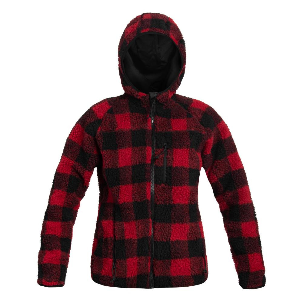 Brandit Жіноча куртка  Teddyfleece Jacket - Red/Black - зображення 1