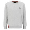 Alpha Industries Кофта  Basic Sweater Small Logo - Grey Heather S - зображення 1