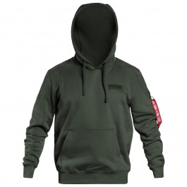 Alpha Industries Кофта  Back Print Hoody - Dark Olive M