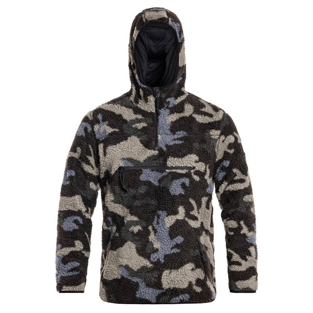 Brandit Флісова кофта  Teddyfleece Worker Pullover - Dark Camo XXL - зображення 1