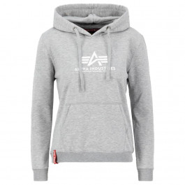 Alpha Industries Жіноча кофта  New Basic Hoody - Grey Heather XL