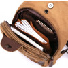 Vintage Функціональна чоловіча сумка через плече  20385 пісочного кольору - зображення 4