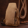 Vintage Функціональна чоловіча сумка через плече  20385 пісочного кольору - зображення 8