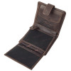 Karya Компактне чоловіче портмоне із вінтажної шкіри темно-коричневого кольору  (18273) - зображення 5