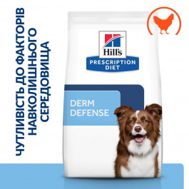 Hill's Prescription Diet Derm Defense Chicken 1,5 кг (606051)