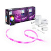 Philips Hue Lightstrip Plus V4 Color Bluetooth, Apple HomeKit 2+2 метра (92002269110) - зображення 1