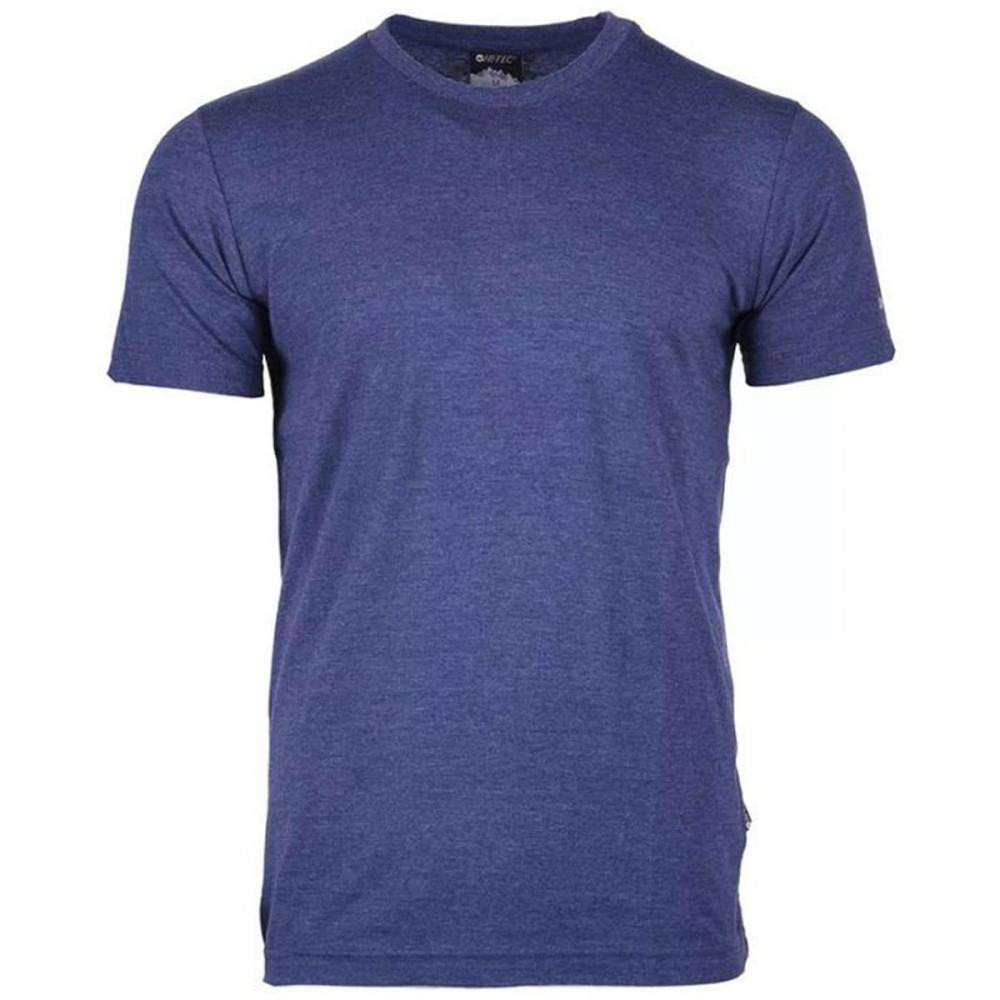 HI-TEC Футболка T-shirt  Plain - Navy Melange XXL - зображення 1