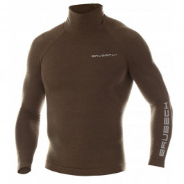 Brubeck Термоактивна футболка  Ranger Wool - Khaki XL