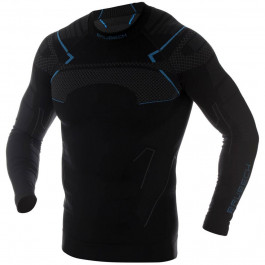 Brubeck Термоактивна футболка  Thermo Long Sleeve - Чорна/Синя L