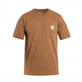 Carhartt WIP Футболка T-Shirt  K87 Pocket - Oiled Walnut Heather M