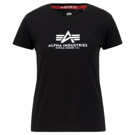Alpha Industries Футболка T-Shirt жіноча  New Basic - Black XL