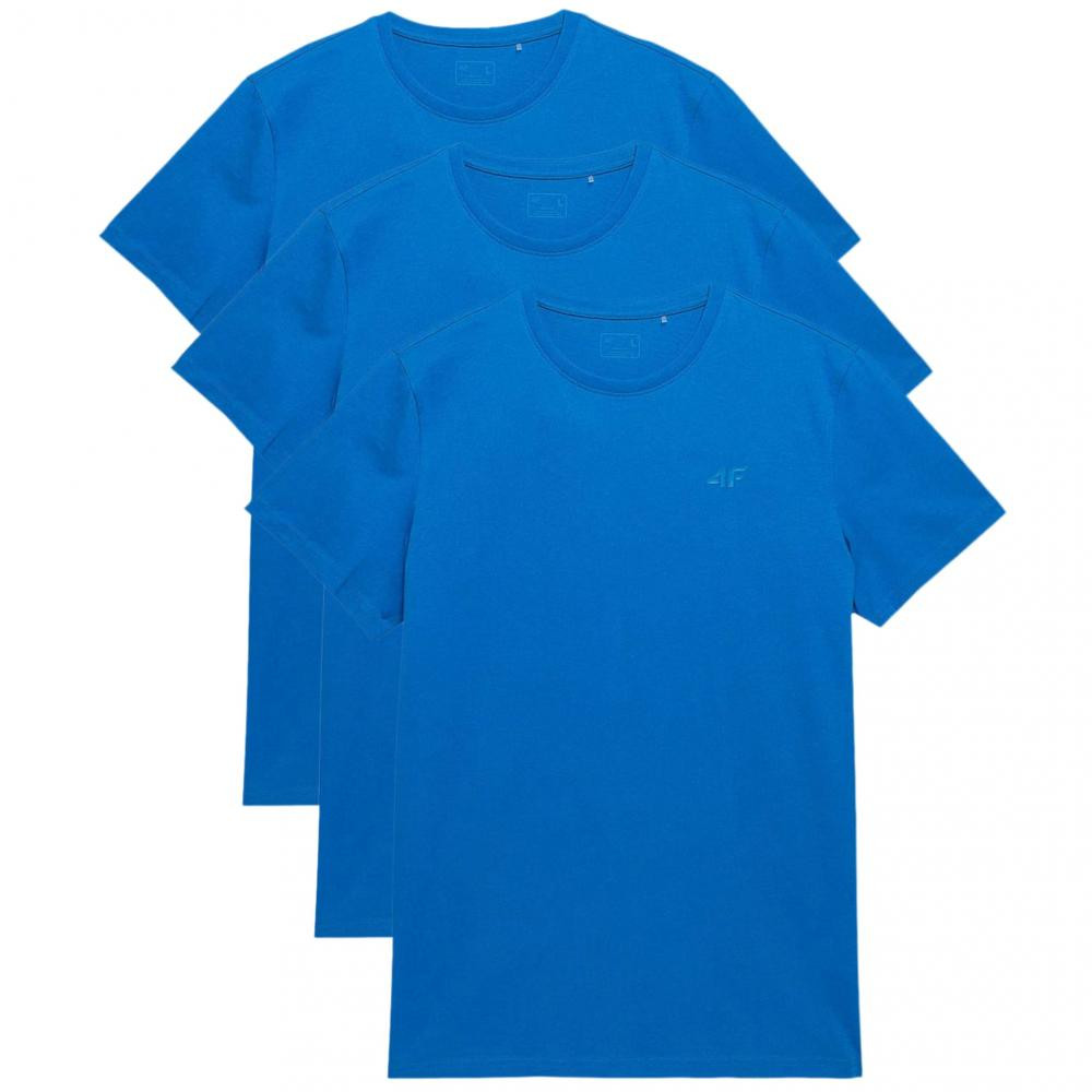 4F Футболка T-shirt  TTSHM536 Синя - 3 шт. XL - зображення 1