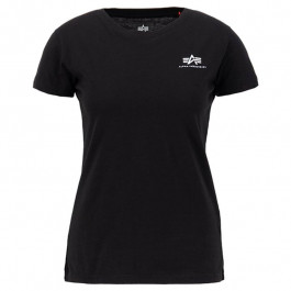 Alpha Industries Футболка T-shirt жіноча  Basic Small Logo - Black S