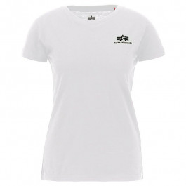 Alpha Industries Футболка T-shirt жіноча  Basic Small Logo - White L
