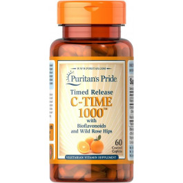 Puritan's Pride Vitamin C 1000mg with Citrus Bioflavonoids and Rose Hips Timed Release 60tabl