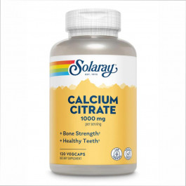 Solaray Calcium Citrate 1000mg - 120 vcaps