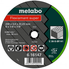 Metabo Flexiamant super C 30-S, 230x3,0, камень (616147000)