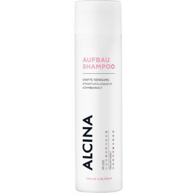 Alcina Шампунь  Aufbau Color&Blonde Shampoo для окрашенных и поврежденных волос 250 мл (4008666140074) - зображення 1