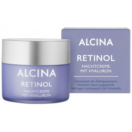 Alcina Крем для обличчя  Retinol Night Cream нічний з Ретинолом 50 мл (4008666353566)