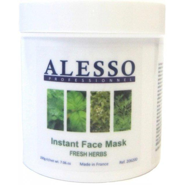 Alesso Professionnel Розчинна маска для обличчя  Свіжі трави протизапальна 200 г (3273629206437) - зображення 1