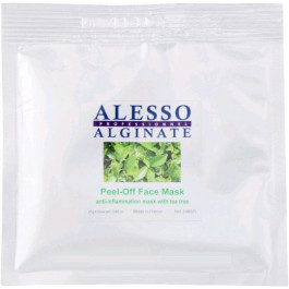 Alesso Professionnel Альгинатная маска для лица  с маслом Чайного дерева противовоспалительная 25 г (3273629234171)
