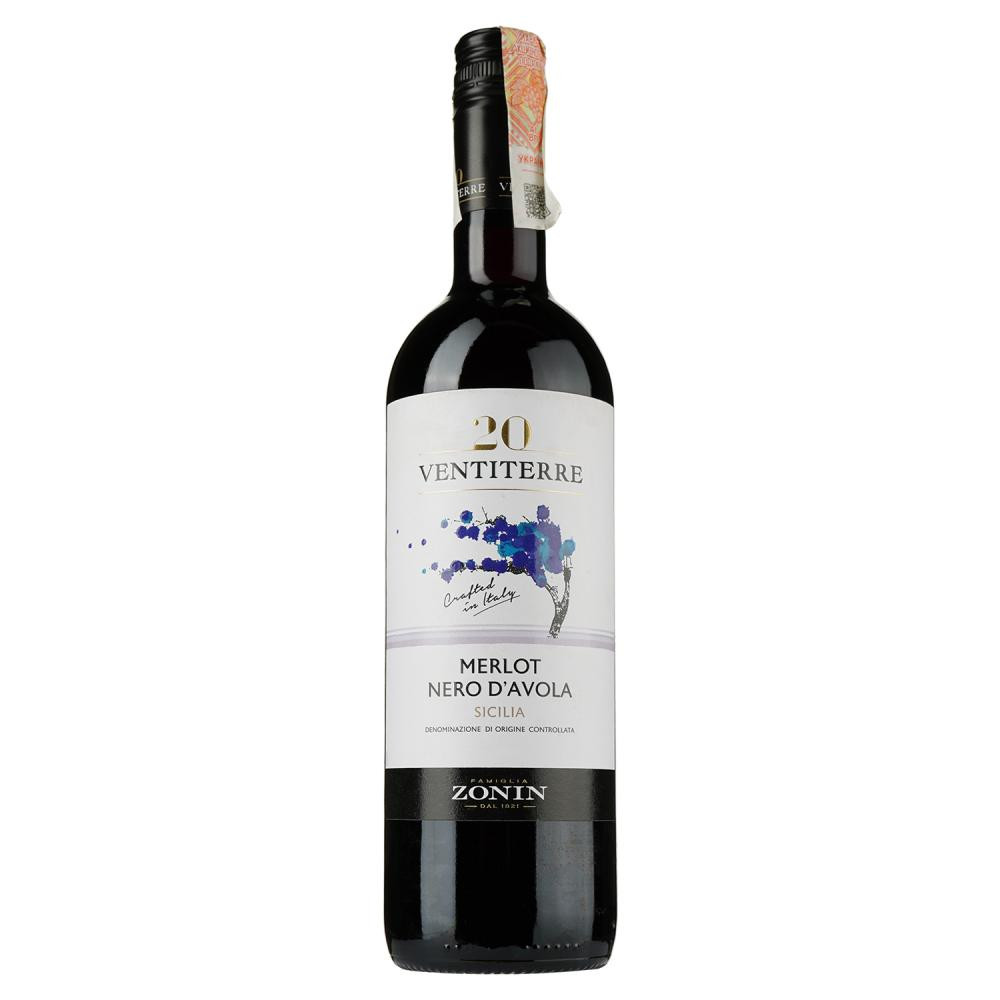 Casa Vinicola Zonin Zonin Merlot-Nero d'Avola (8002235024358) - зображення 1